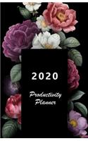 2020 Productivity Planner: Accomplish your goals. Set your goals and review the progress. Personal and professional to-dos, agenda, Gratitude section and more. 8.5" x 5.5". Po
