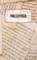 Macedonia: Ruled Travel Diary Notebook or Journey Journal - Lined Trip Pocketbook for Men and Women with Lines