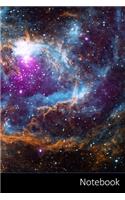 Notebook: Celestial Notebook / Journal / Diary / Composition Book / Planner / Log Book / Notes - 6 x 9 inches (15,24 x 22,86 cm), 110 wide ruled pages with da