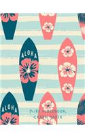 Surf Notebook Graph Paper