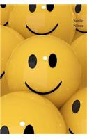 Smile Notes: Wide Ruled, Blank Notebook, Pocket Size, Glossy Cover Design on Front and Back, 6 X 9 Inches