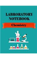 Laboratory Notebook - Chemistry -: Quad Squared Graphing Paper 5 Squares Per Inch (Large 8.5x11 - 48 Sheets/96 Pages)