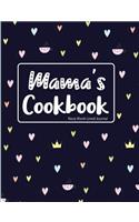 Mama's Cookbook Navy Blank Lined Journal: (1 Mama's Recipe Gifts)