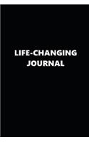 Life-Changing Journal Black White Design