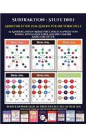 Arbeitsblätter zum Zählen für die Vorschule ((Subtraktion - Stufe Drei): 12 Kindergarten-Arbeitsbücher zum Preis von einem. Insgesamt über 300 druckbare Arbeitsblätter(32 Arbeitsblätter Zum Zählen Für die Vorschule)