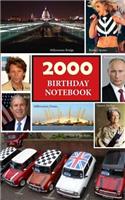2000 Birthday Notebook: A Great Alternative to a Card