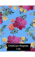 Childcare Register Log