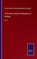 Private Journal of the Marquess of Hastings