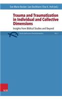 Trauma and Traumatization in Individual and Collective Dimensions