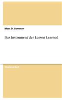 Das Instrument der Lesson Learned