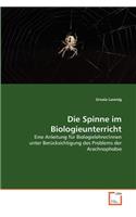 Spinne im Biologieunterricht