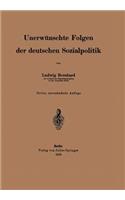 Unerwünschte Folgen Der Deutschen Sozialpolitik