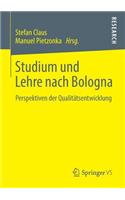 Studium Und Lehre Nach Bologna