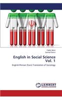 English in Social Science Vol. 1