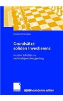 Grundsätze Soliden Investierens