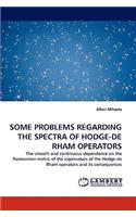 Some Problems Regarding the Spectra of Hodge-de Rham Operators