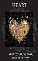 Heart Adult Coloring Book Luxury Edition