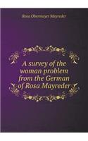 A Survey of the Woman Problem from the German of Rosa Mayreder