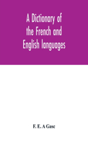 dictionary of the French and English languages. With supplement containing nearly four thousand new words and meanings