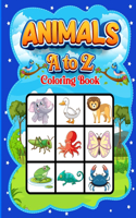 Amazing Animals Alphabet activity: A to Z Coloring Book for kids