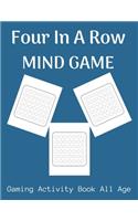 Four In A Row Mind Game: Advanced version of the regular game - Fun activity during Traveling, Camping and Family Activity