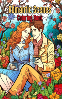 Romantic Scenes Coloring Book: Romantic Country Couple Coloring Pages with Heart Melting Scenes, Lesbian Love Stories Romantic Coloring Scenes
