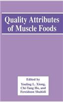 Quality Attributes of Muscle Foods