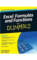 Excel Formulas and Functions For Dummies: (For Dummies (Computer/Tech))