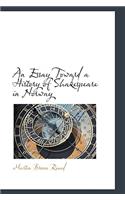 An Essay Toward a History of Shakespeare in Norway