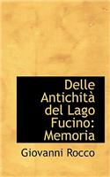 Delle Antichit del Lago Fucino