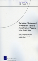 Relative Effectiveness of 10 Adolescent Substance Abuse Treatment Programs in the United States