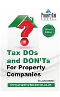 Tax DOS and Don'ts for Property Companies