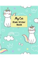 My Cat Blank Sticker Book