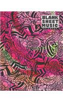 Blank Sheet Music Notebook - 100 Pages Of Blank Manuscript Paper - 8x10
