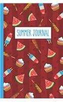 Summer Journal: Cute Vacation and Travel Journal for Kids