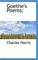 Goethe's Poems