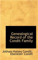 Genealogical Record of the Condit Family