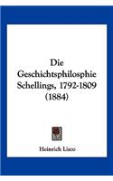 Geschichtsphilosphie Schellings, 1792-1809 (1884)