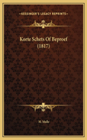 Korte Schets Of Beproef (1817)
