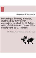 Picturesque Scenery in Wales, Illustrated by Thirty-Seven Engravings on Steel, by H. Adlard, Allen, Gastineau and Others. with Descriptions by J. Tillotson.