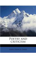 Poetry and Criticism