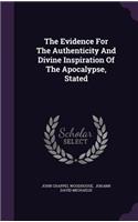 Evidence For The Authenticity And Divine Inspiration Of The Apocalypse, Stated