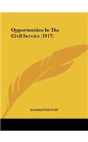 Opportunities In The Civil Service (1917)
