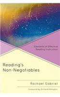 Reading's Non-Negotiables