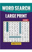 Word Search Large Print Volume 1