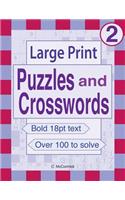 Large Print Puzzles and Crosswords: Volume 2: Volume 2