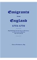 Emigrants from England 1773-1776