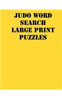 Judo Word Search Large print puzzles