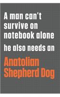 A man can't survive on notebook alone he also needs an Antolian Shepherd Dog