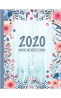 2020 Monthly and Weekly Planner: Agenda Organizer Datebook